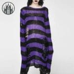 Pull Gothique Transparent - Livraison Standard Offerte - Violet