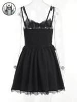 Robe Gothique A-line Coton Polyester — Univers Gothique (vue 11)