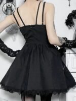 Robe Gothique A-line Coton Polyester — Univers Gothique (vue 5)