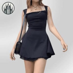 Robe Gothique Slim Coton Stretch — Univers Gothique