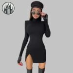 Robe Gothique Fourreau Elegante — Univers Gothique (vue 2)