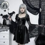 Robe En Coton Et Polyester Pour Plus De Douceur Résistance Optimale & Style Alternatif. Taille Longueur Idé