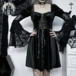 Robe En Coton Et Polyester Pour Plus De Douceur Résistance Optimale & Style Alternatif. Taille Longueur Idé