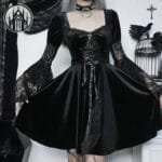 Robe En Coton Et Polyester Pour Plus De Douceur Résistance Optimale & Style Alternatif. Taille Longueur Idé