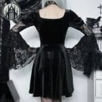 Robe En Coton Et Polyester Pour Plus De Douceur Résistance Optimale & Style Alternatif. Taille Longueur Idé