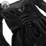 Robe En Coton Et Polyester Pour Plus De Douceur Résistance Optimale & Style Alternatif. Taille Longueur Idé