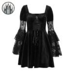 Robe En Coton Et Polyester Pour Plus De Douceur Résistance Optimale & Style Alternatif. Taille Longueur Idé - s
