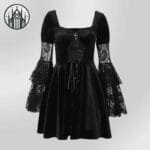 Robe En Coton Et Polyester Pour Plus De Douceur Résistance Optimale & Style Alternatif. Taille Longueur Idé - l