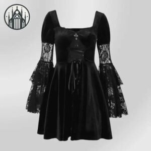 Robe Gothique Coton Polyester Durable — Univers Gothique