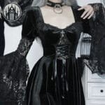 Robe En Coton Et Polyester Pour Plus De Douceur Résistance Optimale & Style Alternatif. Taille Longueur Idé