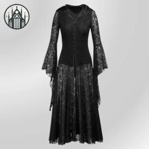 Robe Gothique Punk Alternative Coton — Univers Gothique