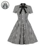 Robe Gothique à Manches Transparentes En Polyester - s