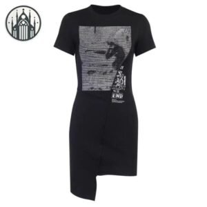 Robe Gothique Punk Asymétrique Matrix — Univers Gothique