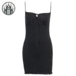 Robe Gothique Boucle: Style Infernal Pour Les Jeunes Gothiques - s