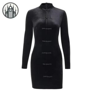 Robe Gothique Punk Kimono Audacieuse — Univers Gothique
