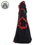 Robe Gothique Bouton Perle Soirée — Univers Gothique (vue 2)