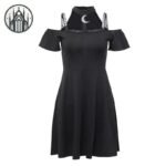 Robe Gothique Lune Hater Spandex — Univers Gothique