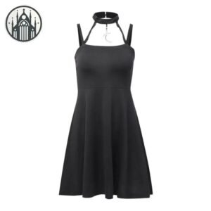 Robe Gothique Lune Polyester Spandex — Univers Gothique