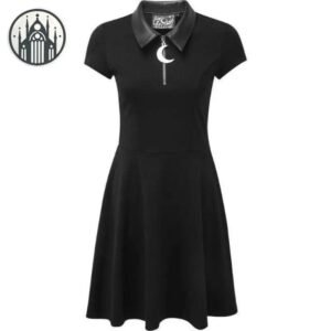 Robe Gothique Lolita Lune Métal — Univers Gothique