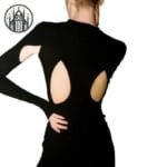 robe gothique courte sexy noir polyester et cotton robe gothique 158 Robe Gothique Courte Sexy: Noir Polyester Et Cotton