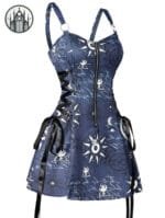 Robe Gothique élégante Et Durable - Bleu / s