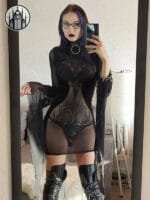Robe Gothique élégante Et Résistante En Taille Largeur