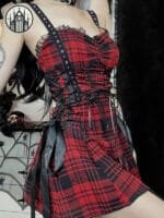 Robe Gothique élégante Et Résistante - Rouge / s