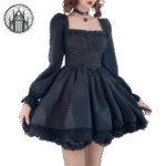 Robe Gothique Lolita Manches Bouffantes — Univers Gothique
