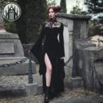Robe Gothique En Velours Clubwear: Livraison Standard Offerte!