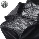 Robe Gothique En Velours Clubwear: Livraison Standard Offerte!