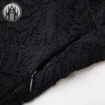 Robe Gothique épaules Dénudées: Popeline Ajustée