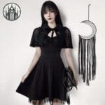 Robe Gothique Fendu Papillon - Révélation De L’enfer!