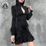 Robe Gothique Fille Col Montant - Livraison Standard Offerte