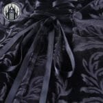 Robe Gothique Florale: Silhouette A-line Douce Et Soyeuse