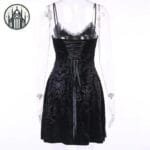 Robe Gothique Florale: Silhouette A-line Douce Et Soyeuse