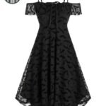 Robe Gothique Chauve-Souris Volants