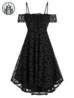 Robe Gothique Live To Die: Enfer Inspiré! - m