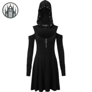 Robe Gothique Capuche Spirit Walker — Univers Gothique