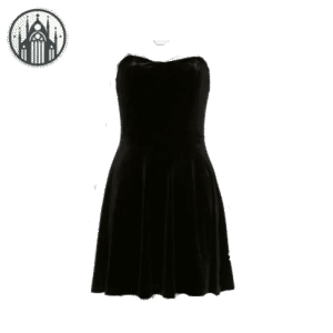 Robe Gothique Velours Sans Manche — Univers Gothique