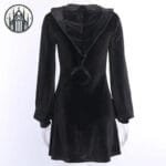 Robe Gothique Longue Fendue - Un Style Infernal!