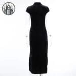 Robe Gothique Longue Noire - Livraison Offerte