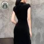 Robe Gothique Longue Noire - Livraison Offerte