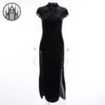 Robe Gothique Longue Noire - Livraison Offerte - s