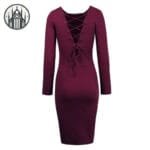 Robe Gothique Longue Pour Femme Rebelle - Rouge / s