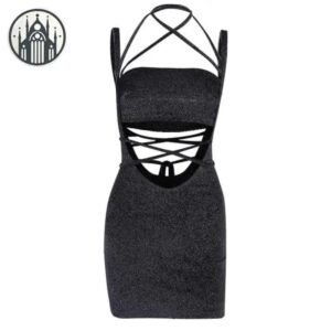 Robe Gothique Moderne Polyester Femme — Univers Gothique