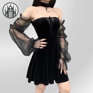 Robe Gothique Mariage Coton Bio — Univers Gothique