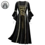 Robe Gothique Médiévale - Affirmez Votre Style Dès Maintenant! - s
