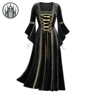 Robe Gothique Médiévale Cosplay Femme — Univers Gothique