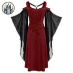 Robe Gothique Médiévale En Simili Cuir: Livraison Offerte!