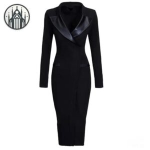 Robe Gothique Longue Manches Polyester — Univers Gothique